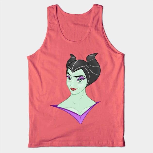 Maleficent Tank Top by EduardoSQ